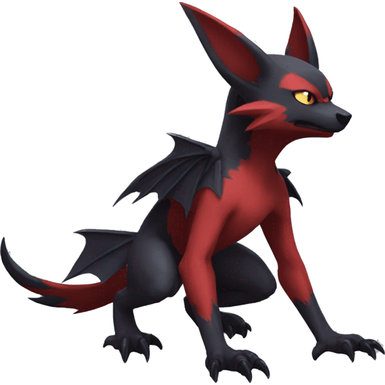 Bat-Litten-Zoroark full body emoji