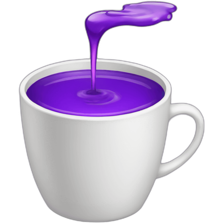 Cup with a purple liquid emoji