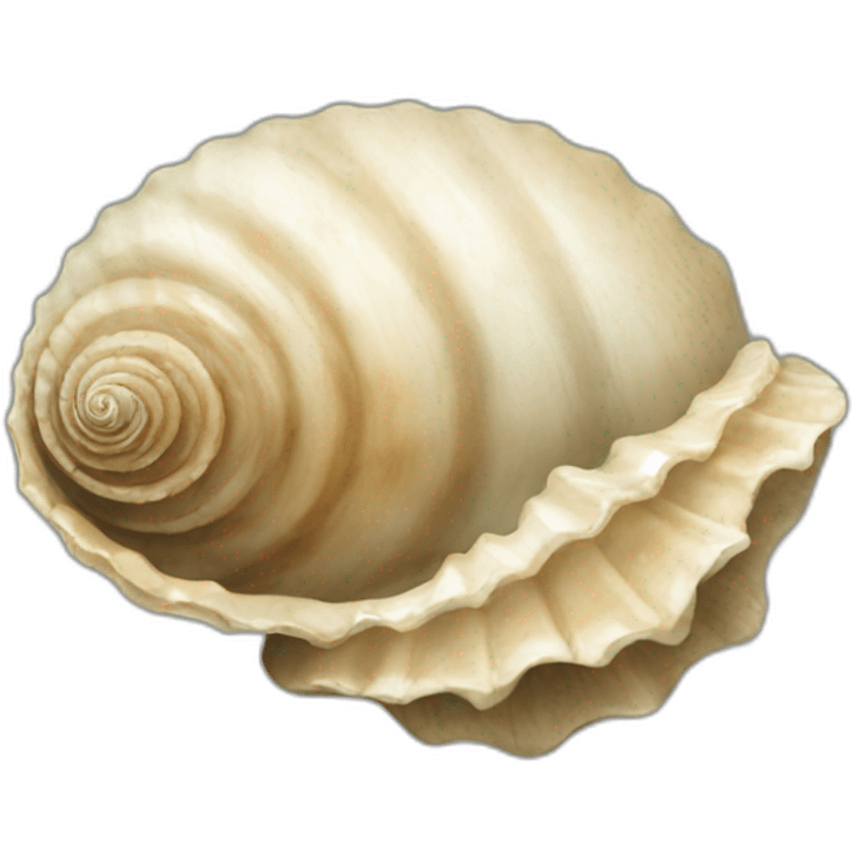 fossil shell emoji