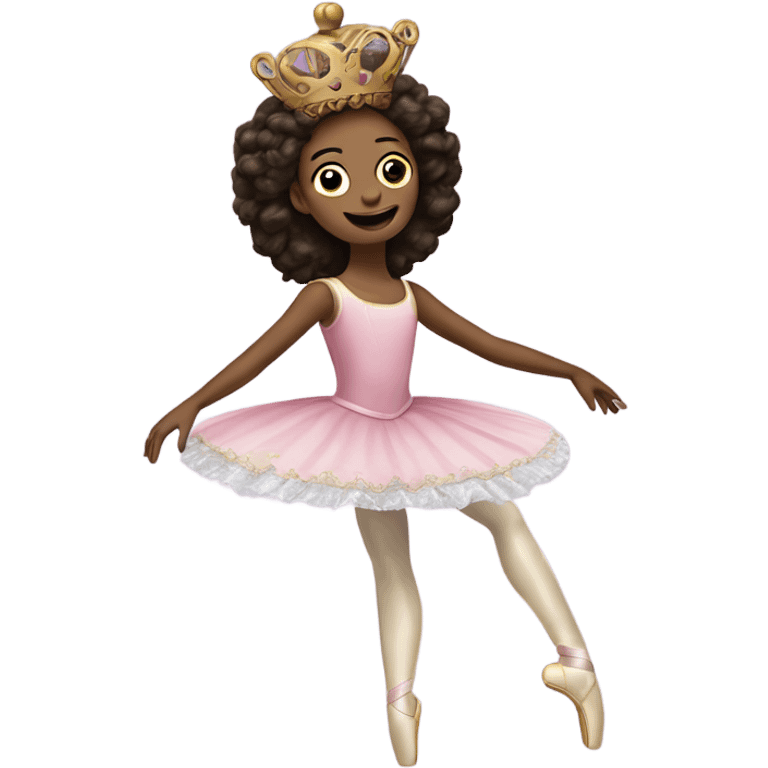 ballet dancer clara with the nutcraker emoji