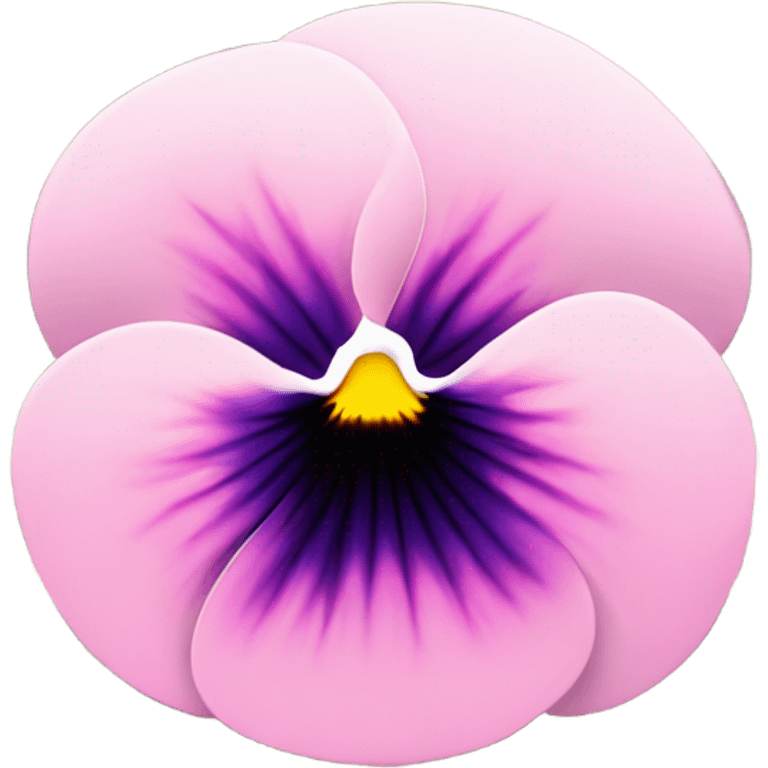 composition of aesthetically pleasing pink pansies, pastel daisies set against the background of a dark purple vintage-style perfume bottle  emoji