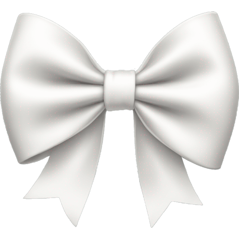 White bow emoji