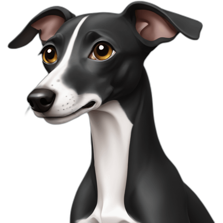 black italian greyhound emoji