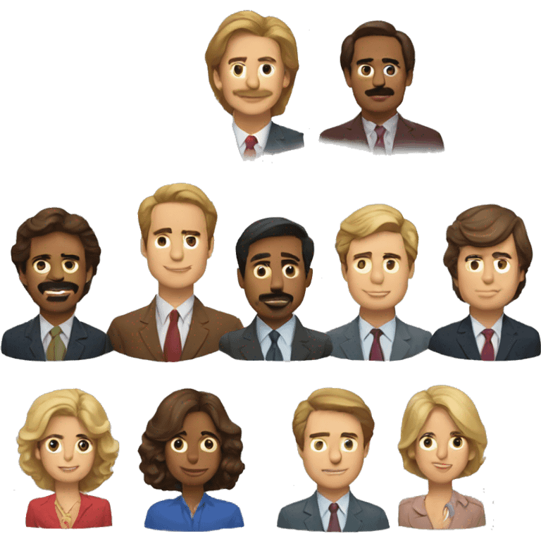 news team from anchorman emoji