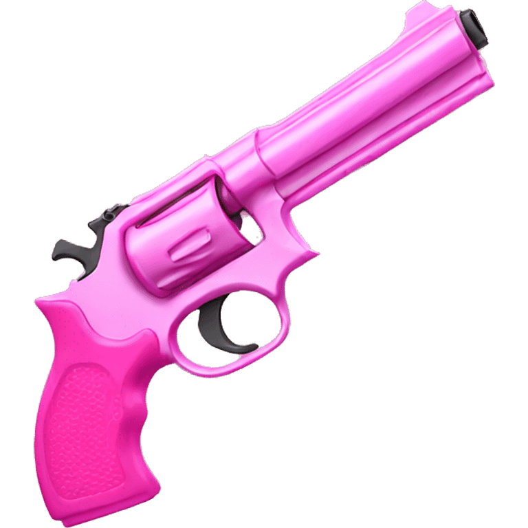 pink handgun emoji