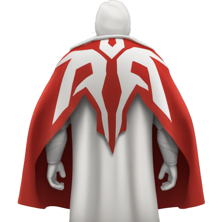 red hero cape back view emoji