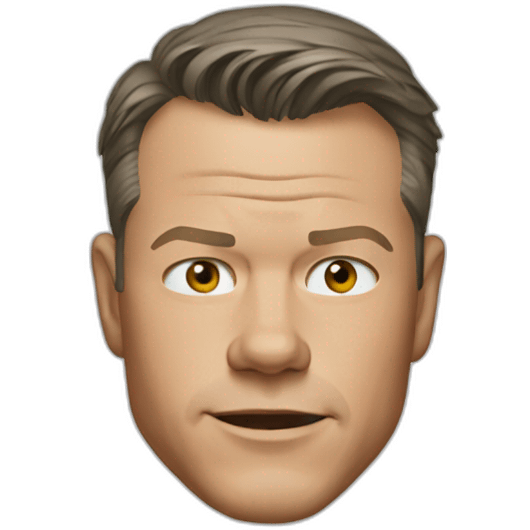 Matt Damon emoji