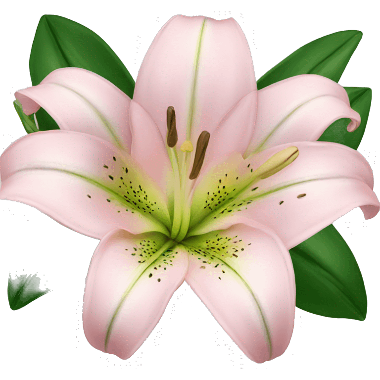 light pink lilium emoji