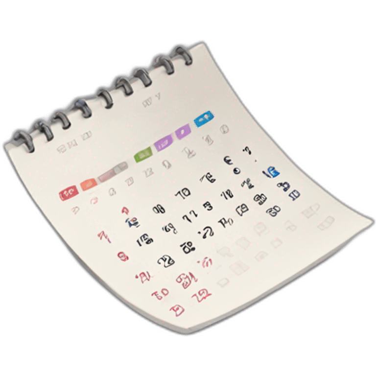 calendar emoji