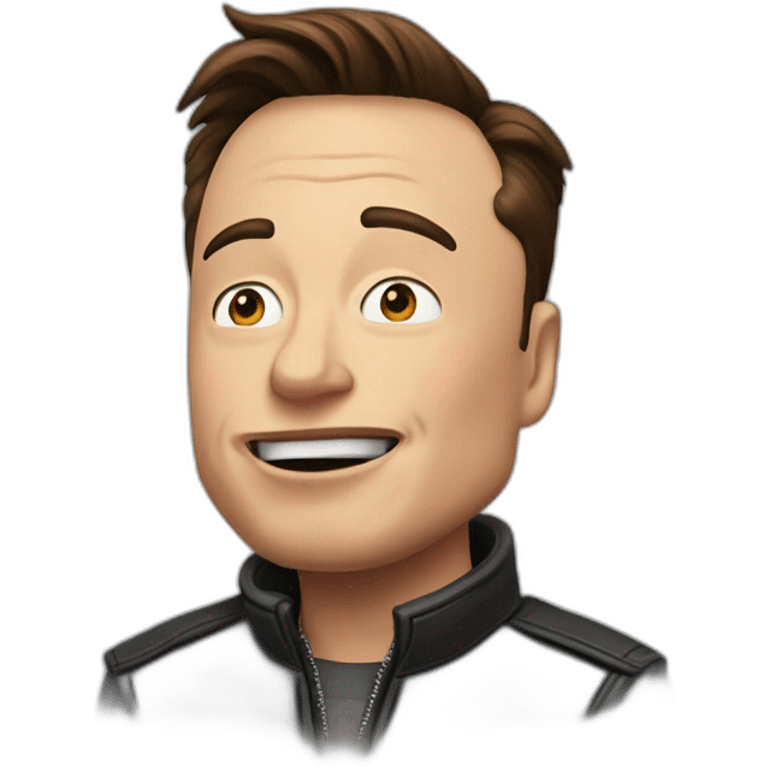 elon musk chocked de bz emoji