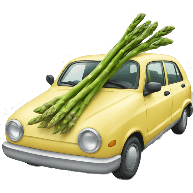 Car with Asparagus  emoji