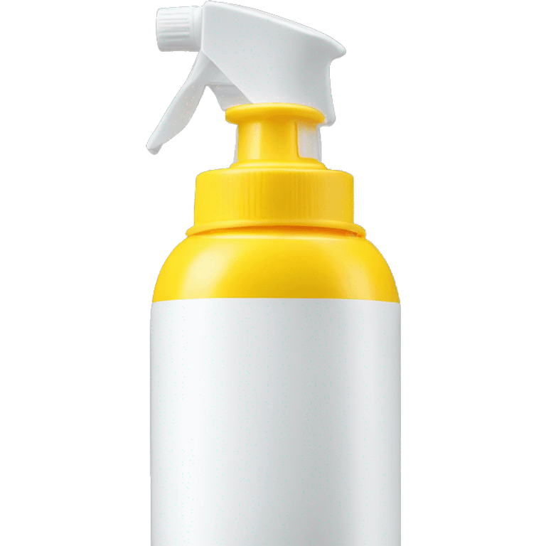 yellow bottle with white top spray cover emoji