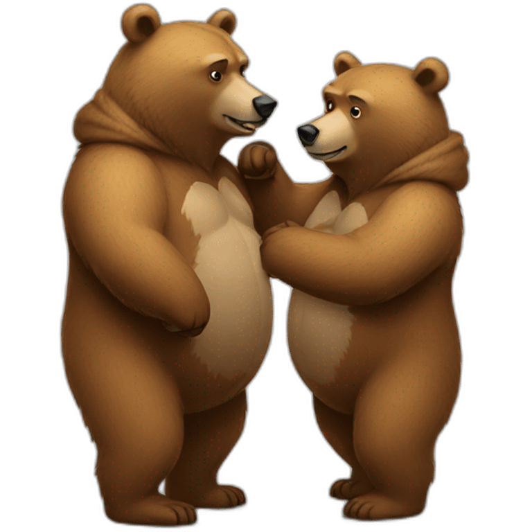 Bears swapping assets emoji