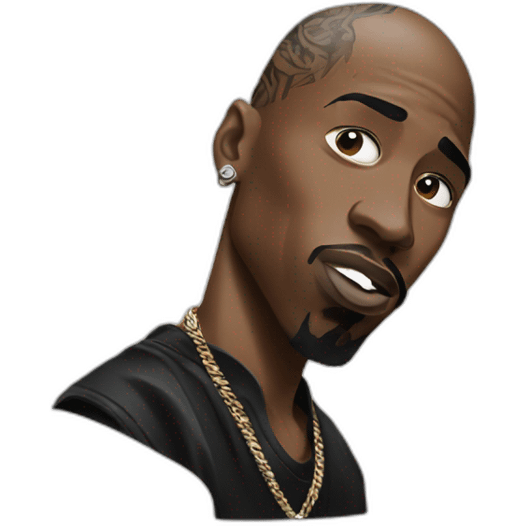 Rapper 2pac emoji