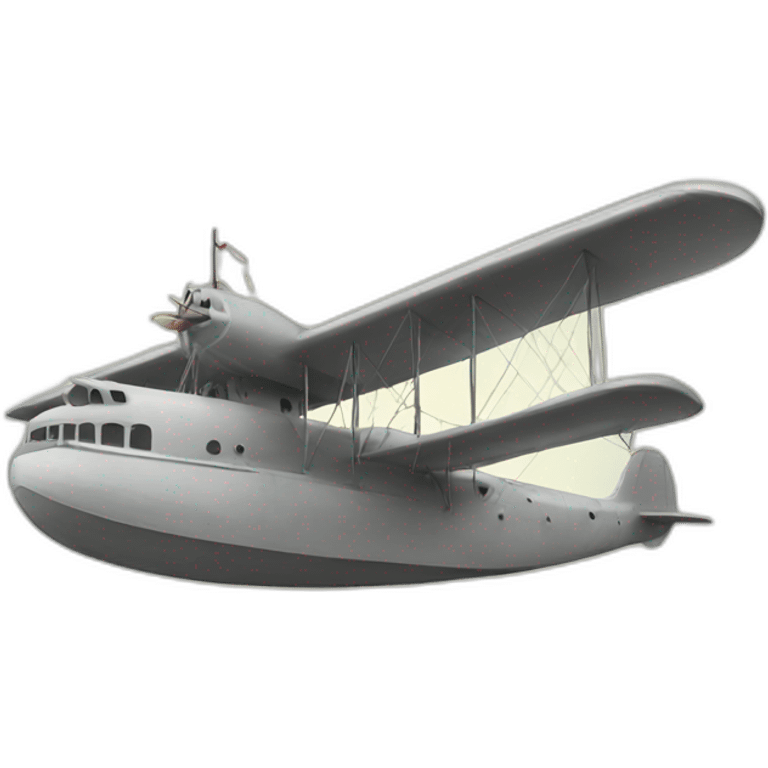 a flying boat emoji