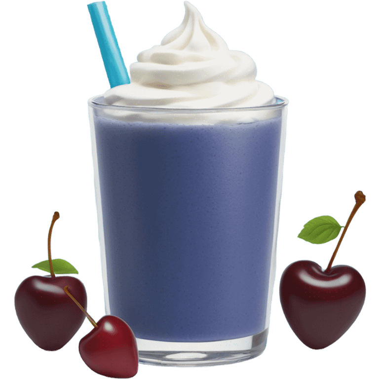 Blue Dunkin smoothie emoji