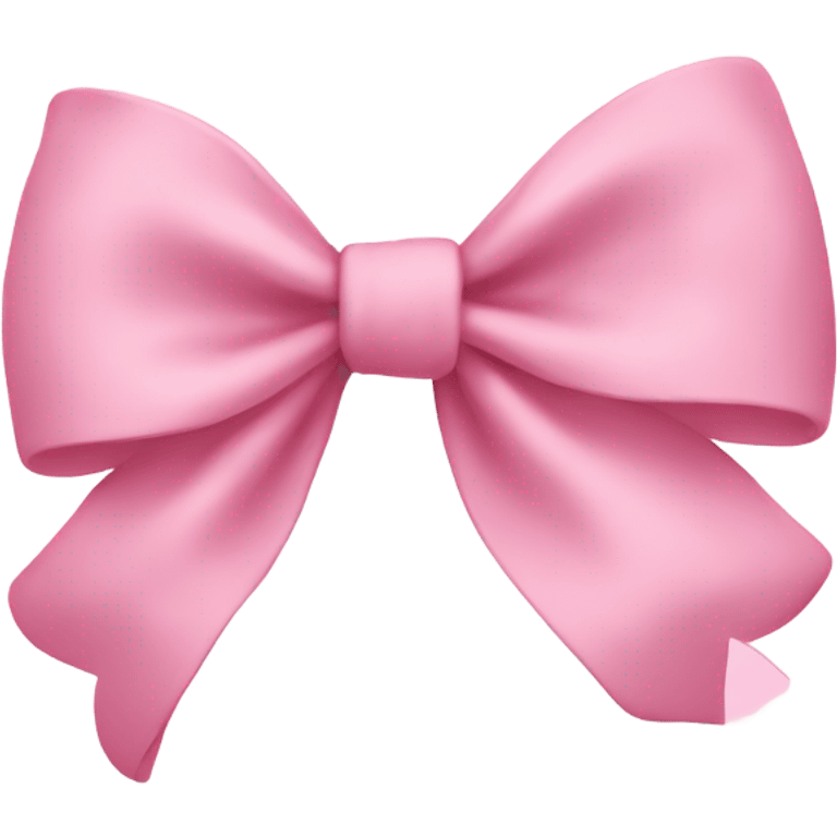 Baby pink bow emoji