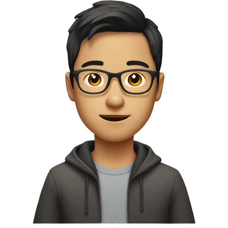 young-asian-man-with-glasses emoji