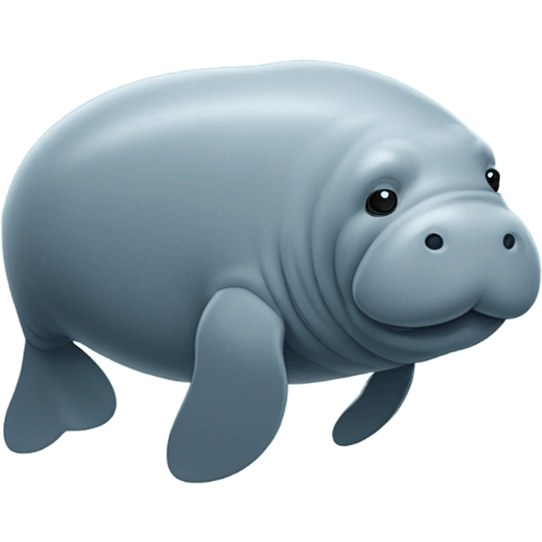 Eye lashes on a manatee  emoji