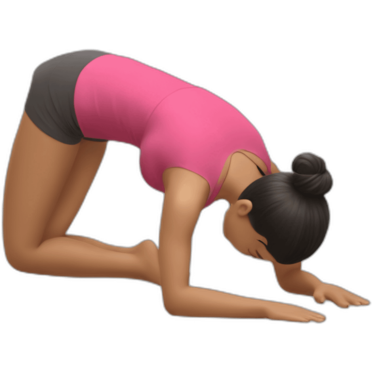 pincha mayurasana yoga pose emoji