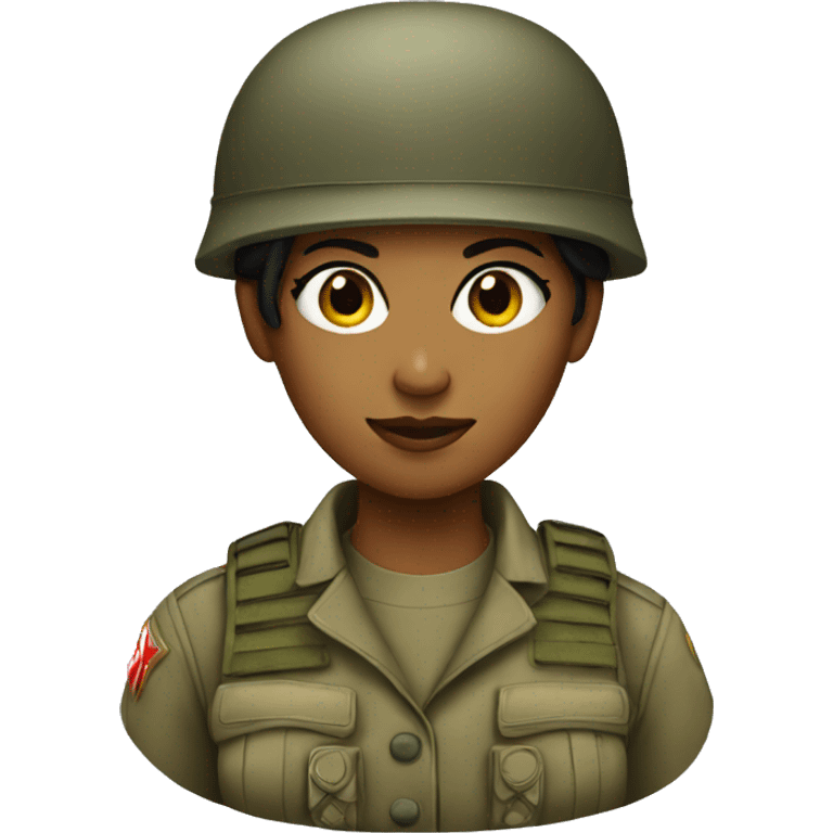 woman soldier emoji