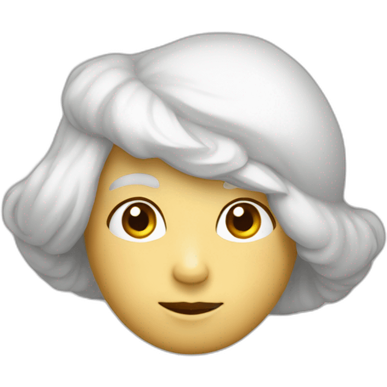 un combi blanc emoji