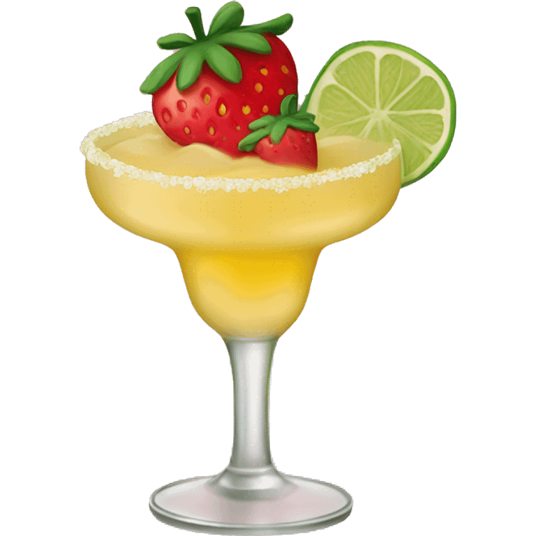 Margarita strawberry  emoji