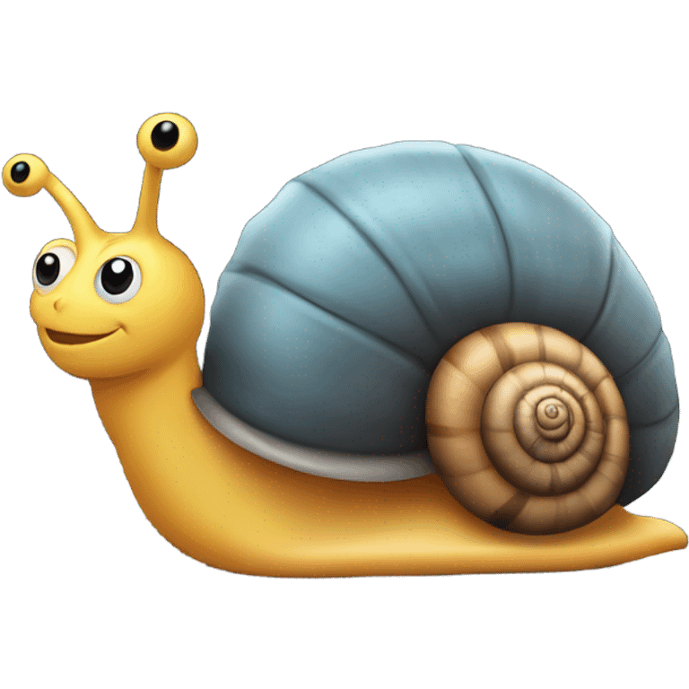 Snail in a car emoji