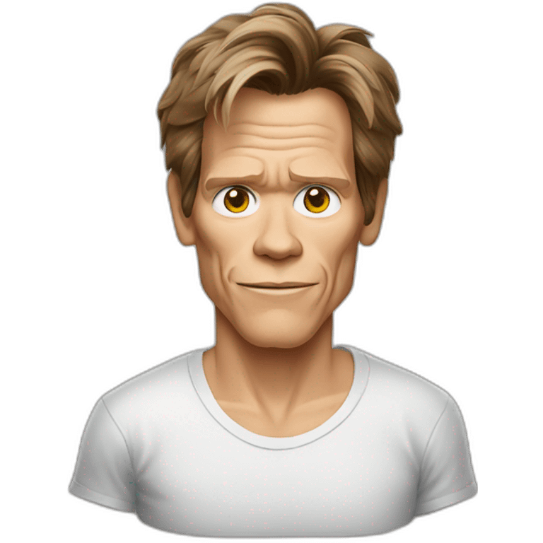 kevin-bacon cartoon wearing shirt emoji