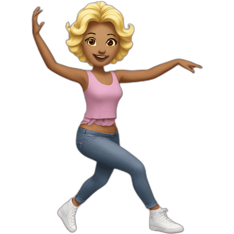 Dancing queen emoji