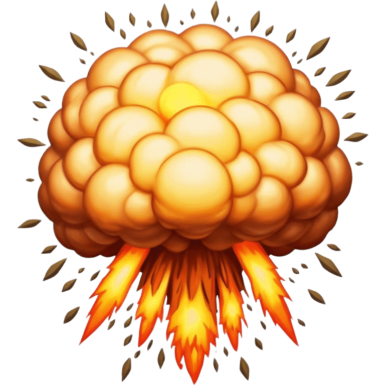 Atomic bomb explosion emoji