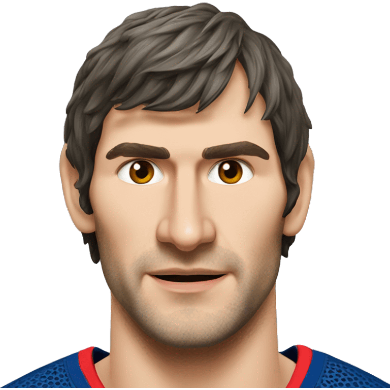 Alexander Ovechkin Realistic face without one theeth emoji