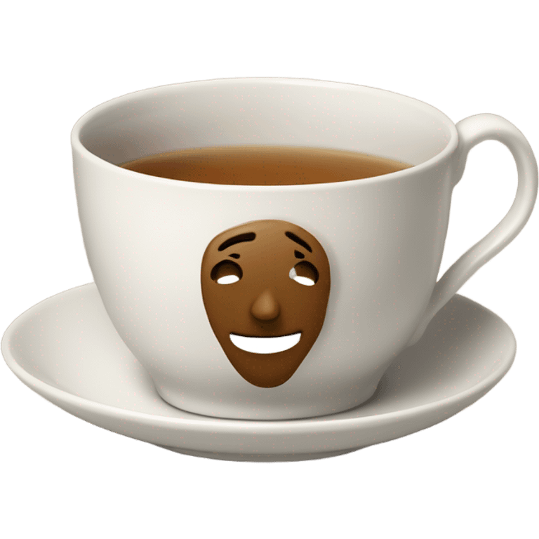 Kulhad tea cup Brown in col emoji