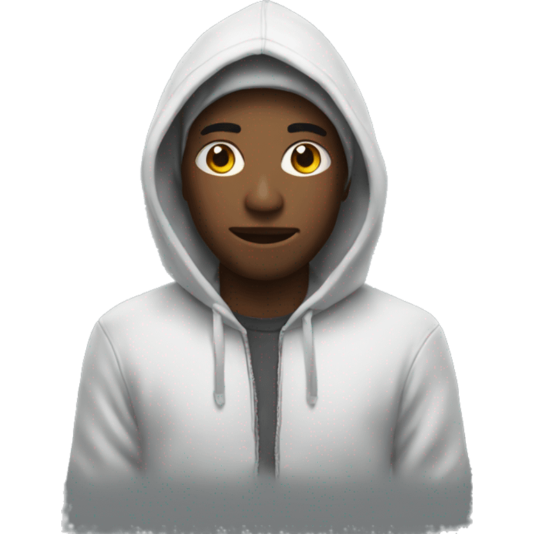 human with a hoddie emoji