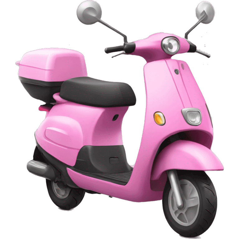 Pink electric scooter emoji