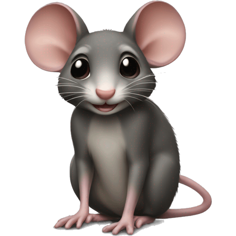 Un ratón enojado  emoji