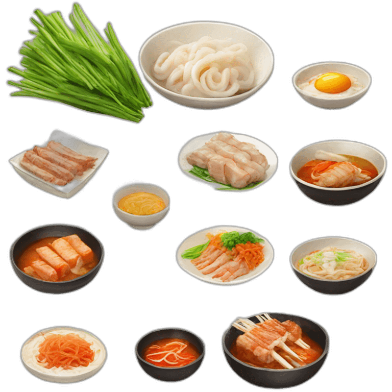 The best SAMGYEOPSAL dish emoji