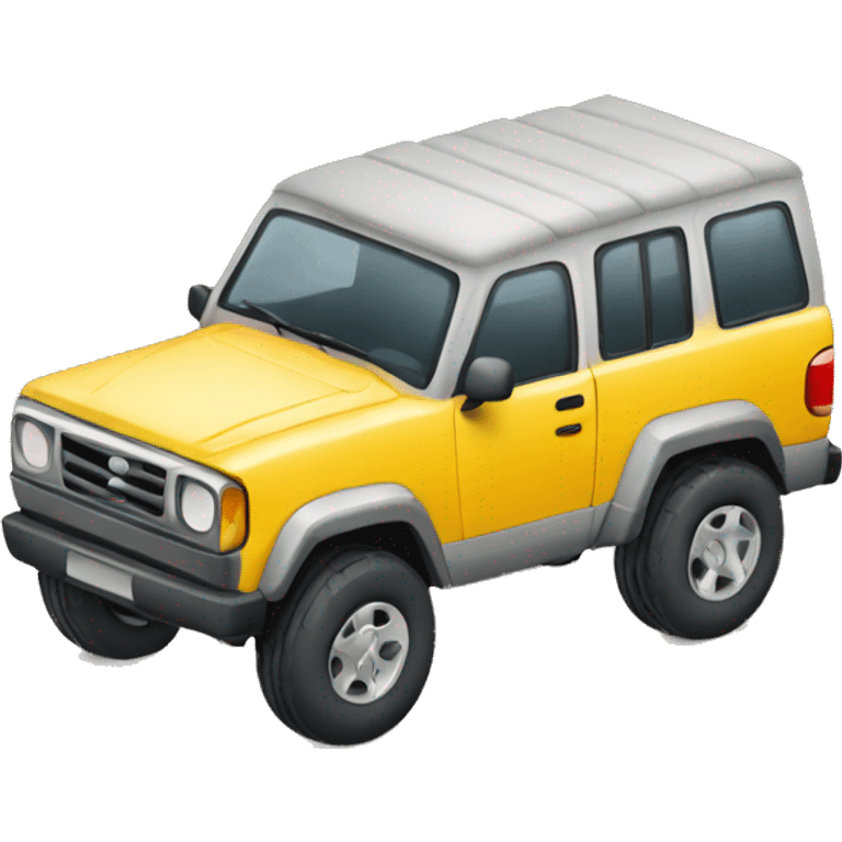 A four wheel drive car  emoji