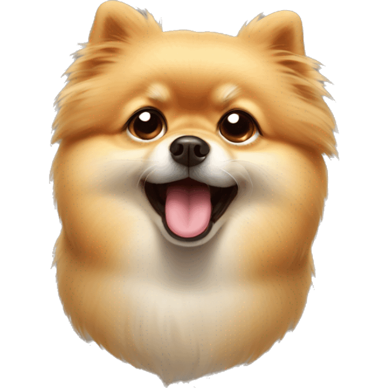 Pomeranian crying emoji