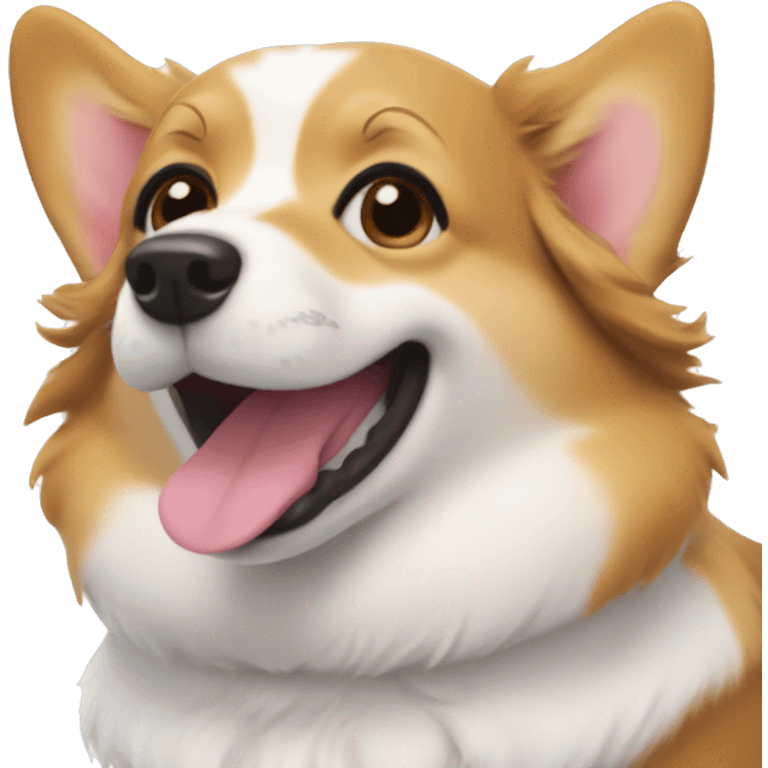 Corgi girl  emoji