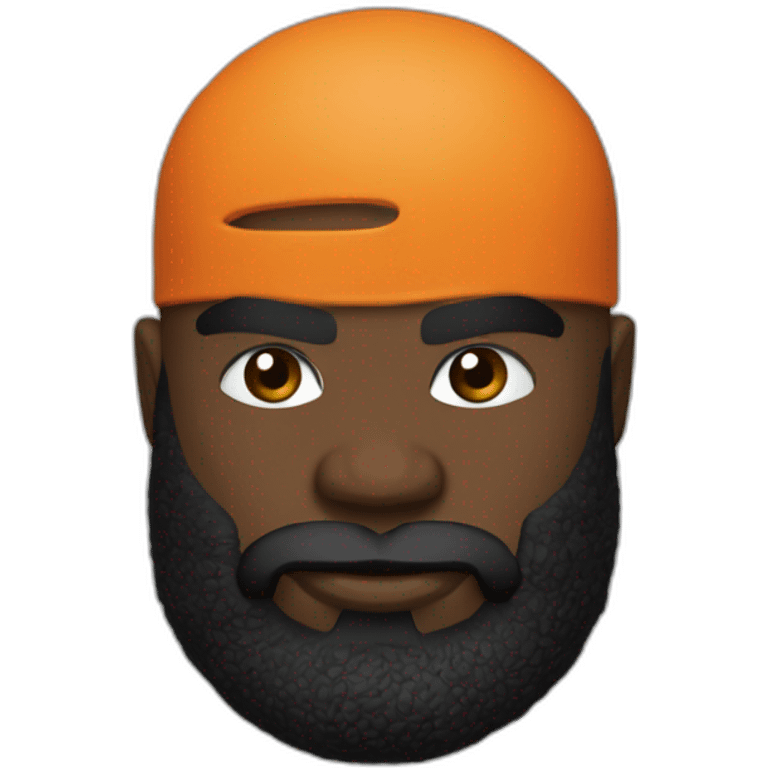 kaaris déguisé en citrouille emoji