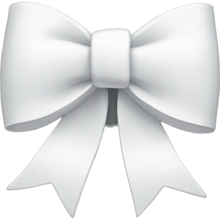 white bow emoji