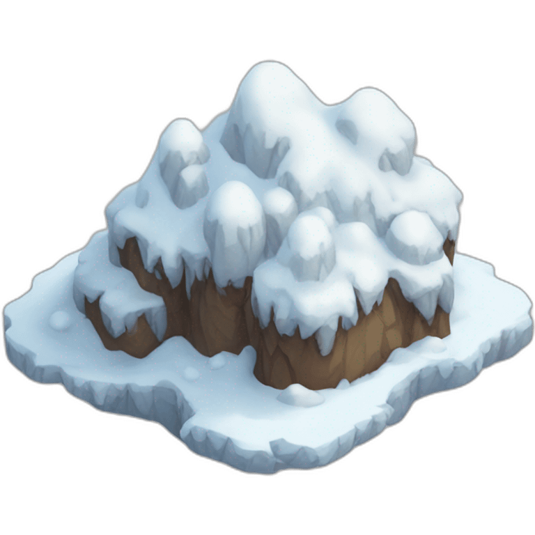 plateau neige emoji