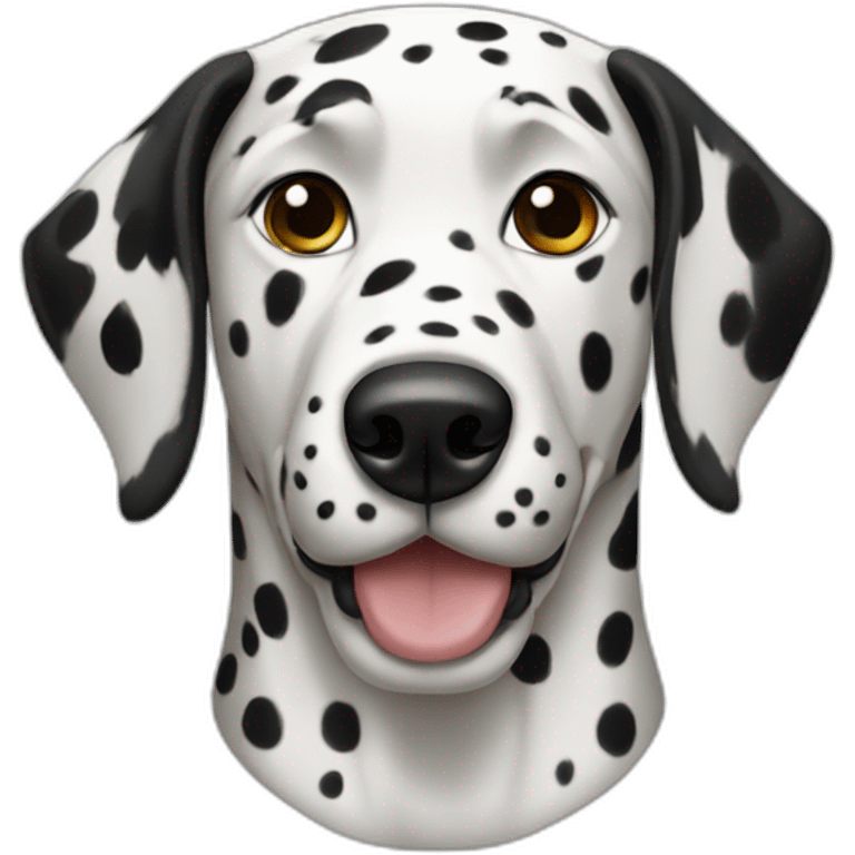 Dalmatian head emoji