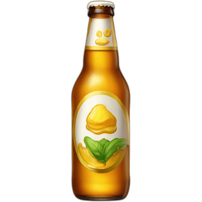 Beer bottle emoji