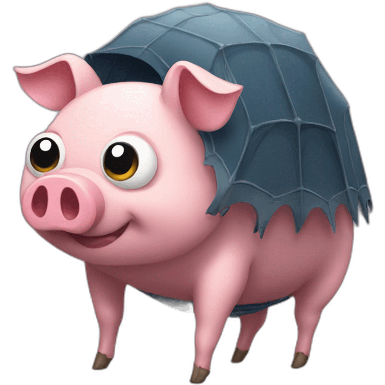 Spider pig emoji