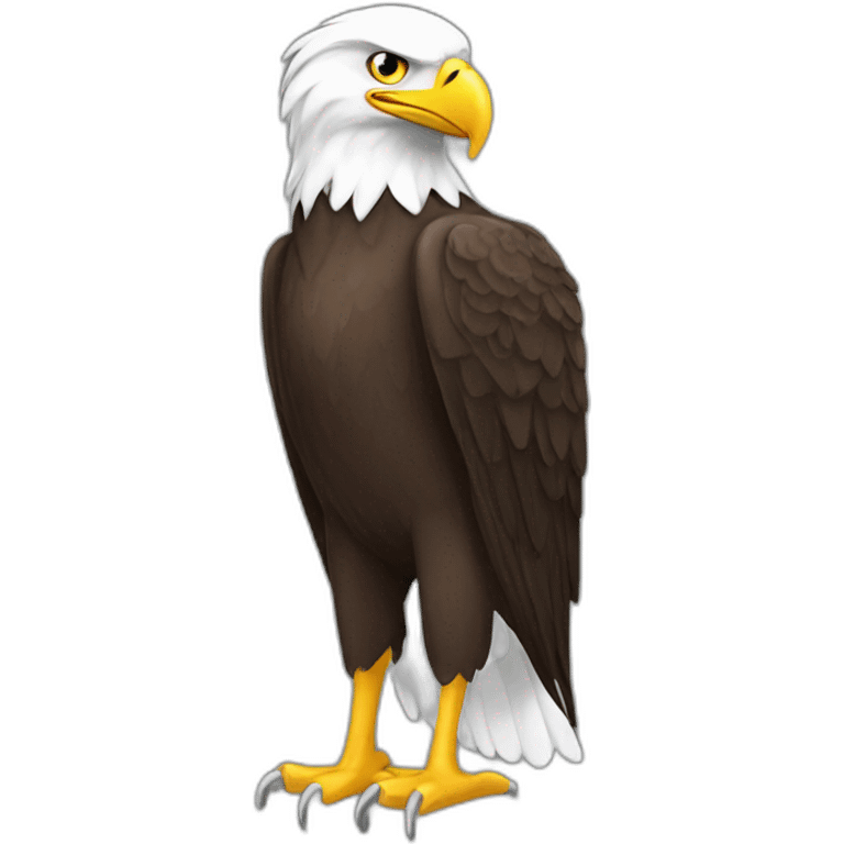 Bald Eagle Full Body emoji