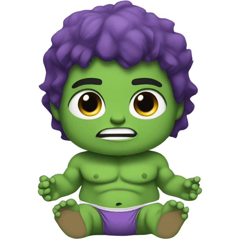 Baby hulk emoji