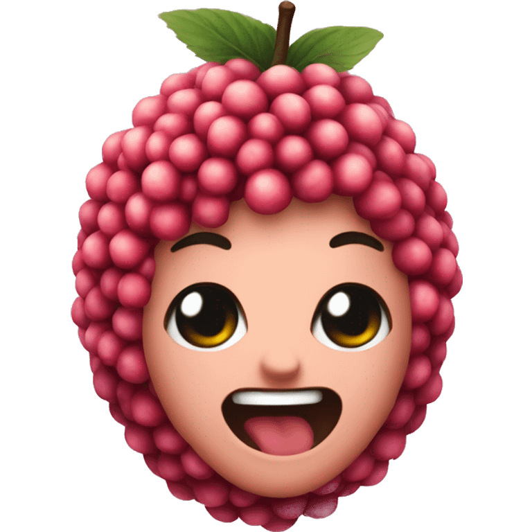 Lychee emoji