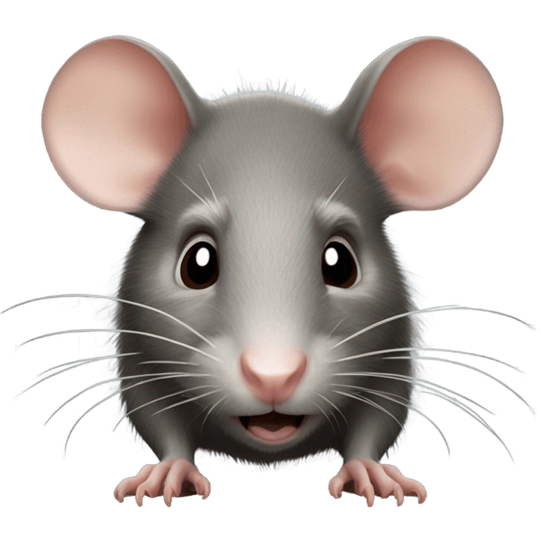 realistic rat scab from harry potter emoji